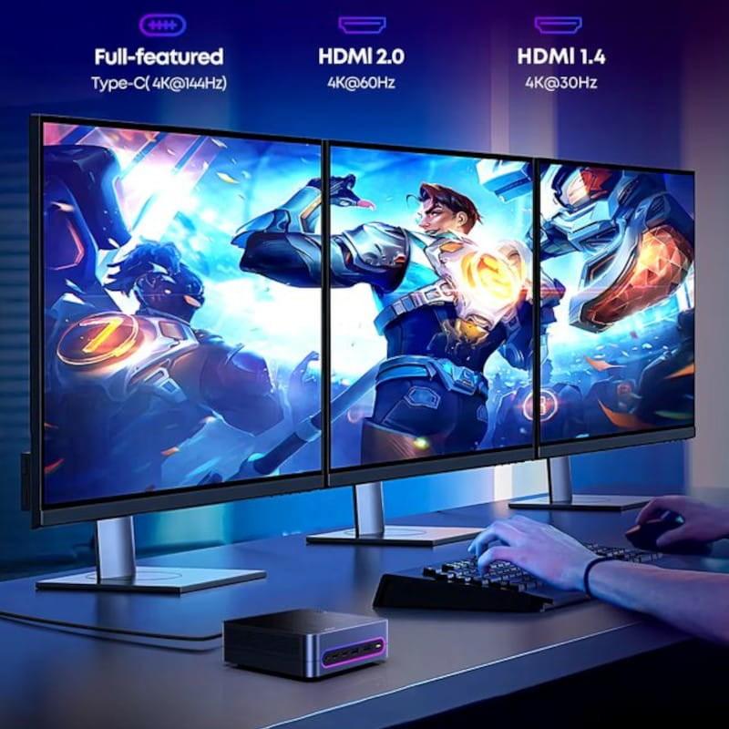 Potente Chuwi LarkBox S Intel Core i3-1220P/16GB/512GB SSD/W11 Pro Azul - Mini PC