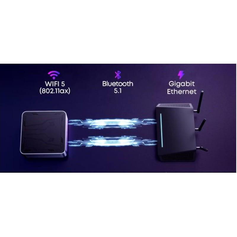 Procesador de Chuwi LarkBox S Intel Core i3-1220P/16GB/512GB SSD/W11 Pro Azul - Mini PC