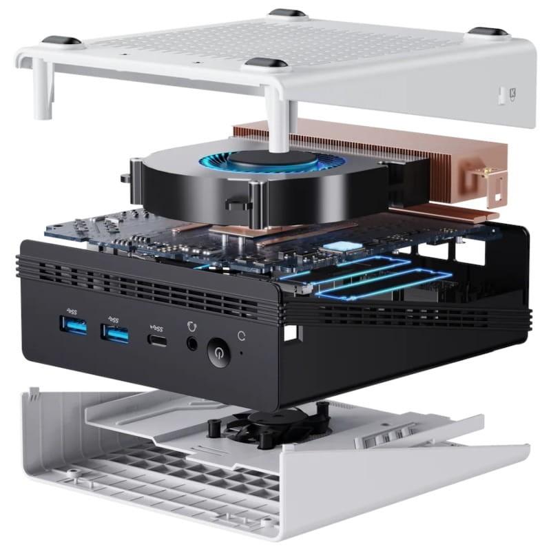 Disipación de Chuwi UBox Ryzen 5-6600H/16GB DDR5/512GB SSD/W11 Pro Plata - Mini PC