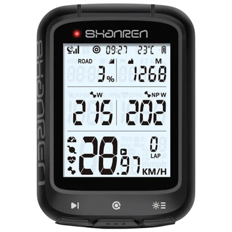 Ciclocomputador Shanren Miles con GPS ANT+