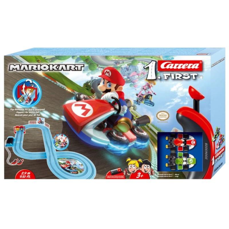 Circuito de carreras Carrera RC Nintendo Mario Kart Mario Vs Luigi - Caja