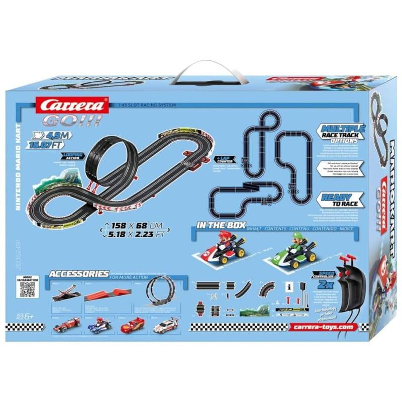 Circuito de Carreras Carrera RC Nintendo Mario Kart - Trasera