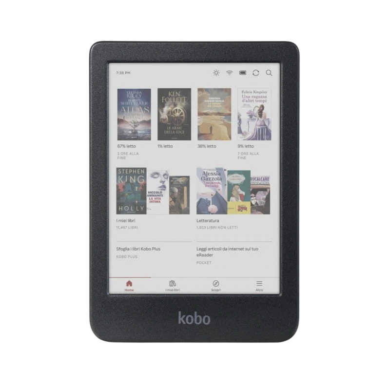 Kobo Clara Colour 16 GB Wifi Negro - Lector de libros electrónicos