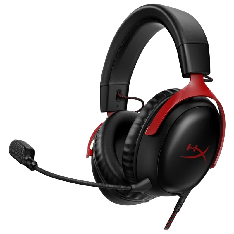 HyperX Cloud III Noir et rouge - Casque de jeu