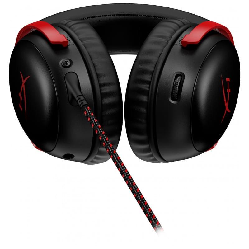 HyperX Cloud III Noir et rouge - Casque gaming image couchée