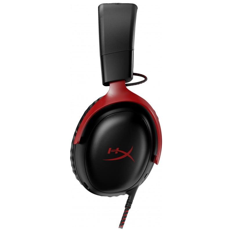 HyperX Cloud III Noir et rouge - Image de profil du casque de jeu