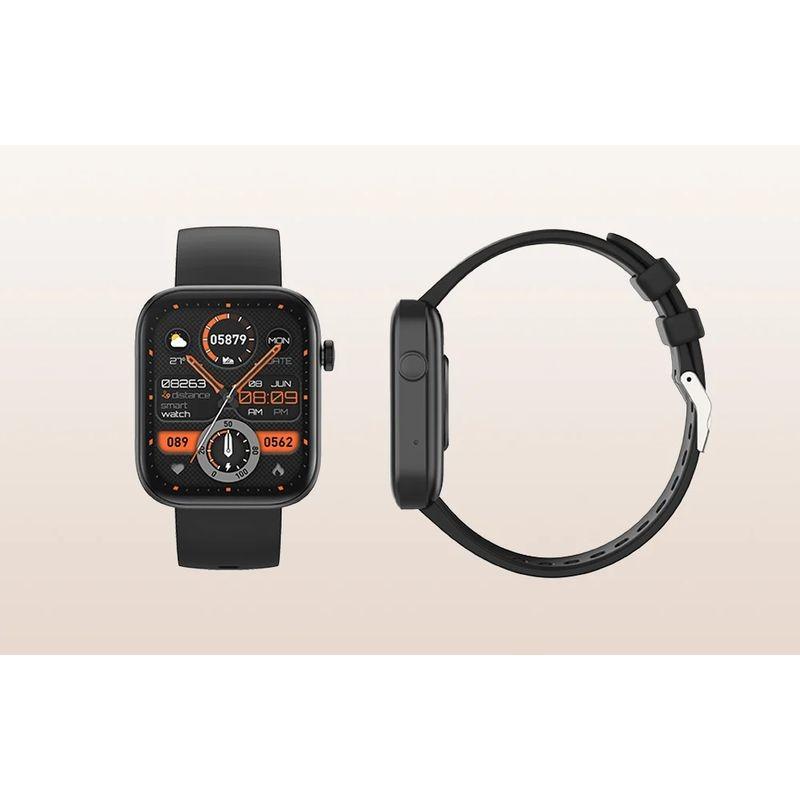 Lateral de Colmi P71 Preto – Relógio inteligente