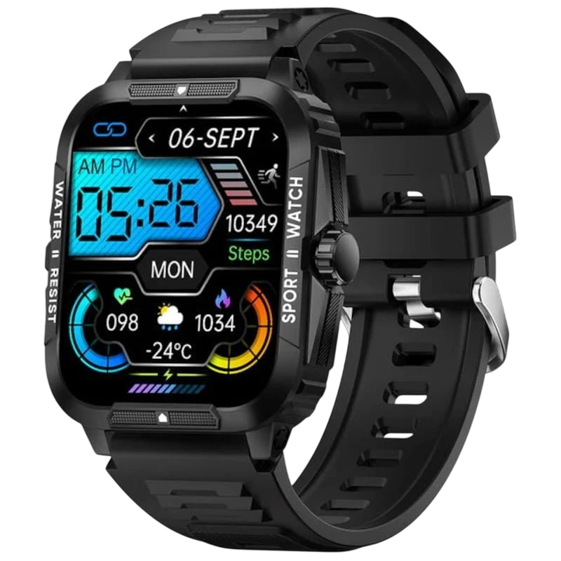 Colmi P76 Botão Preto - Relógio inteligente