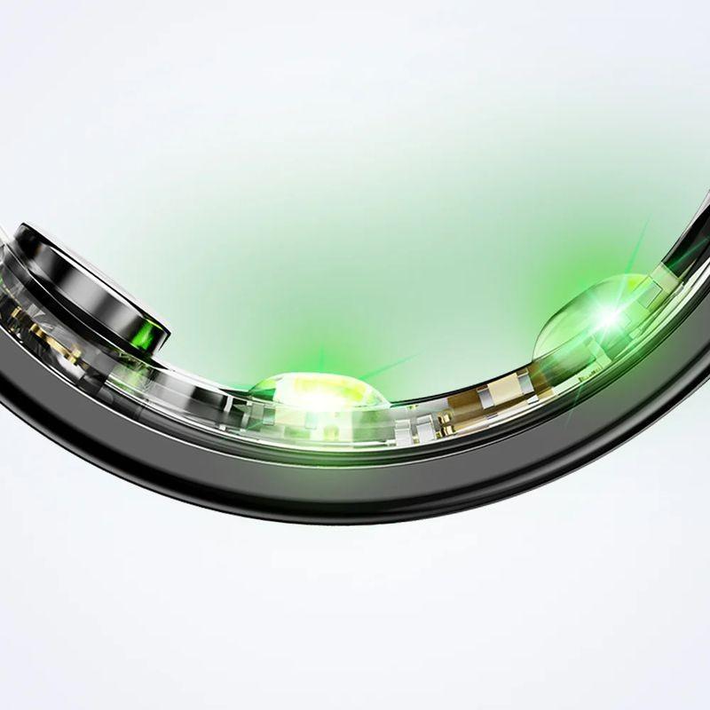 Sensores de Colmi R03 Talla 8 Negro - Anillo inteligente