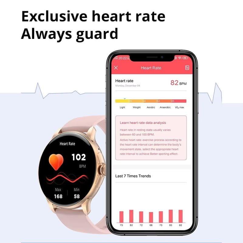 Surveillance de la santé de Colmi V72 Noir - Montre intelligente