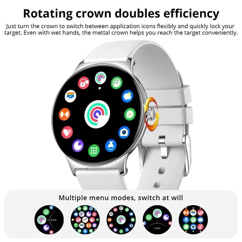 Diales de Colmi V89 Bracelete em Silicone Prata - Relógio Inteligente