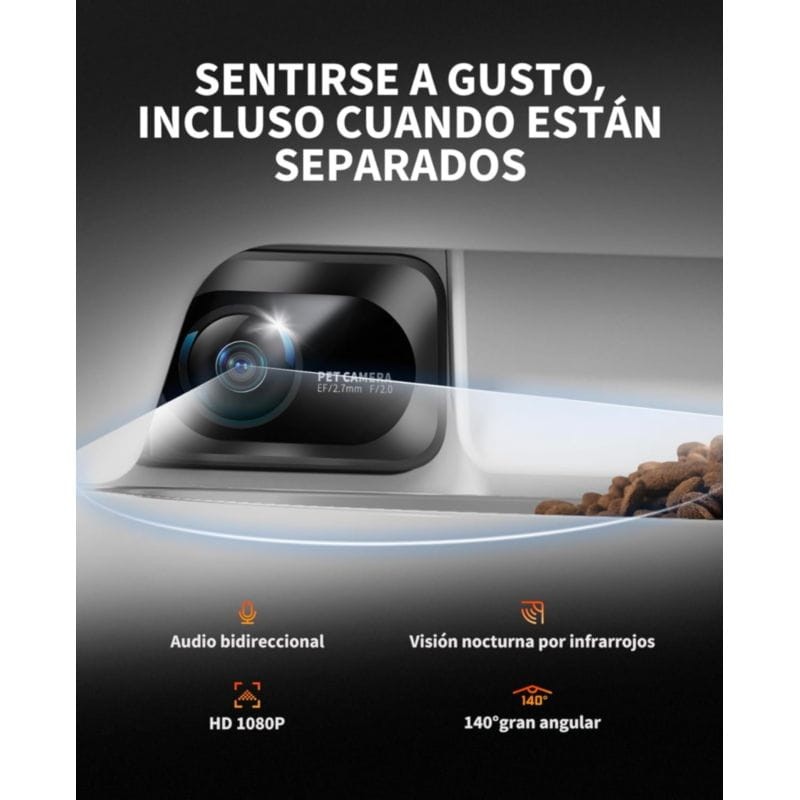 Comedero inteligente PETKIT Yumshare Dual-Hooper Blanco con cámara