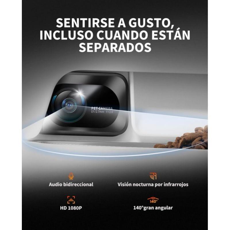 Comedero inteligente PETKIT Yumshare Dual-Hooper Blanco con cámara