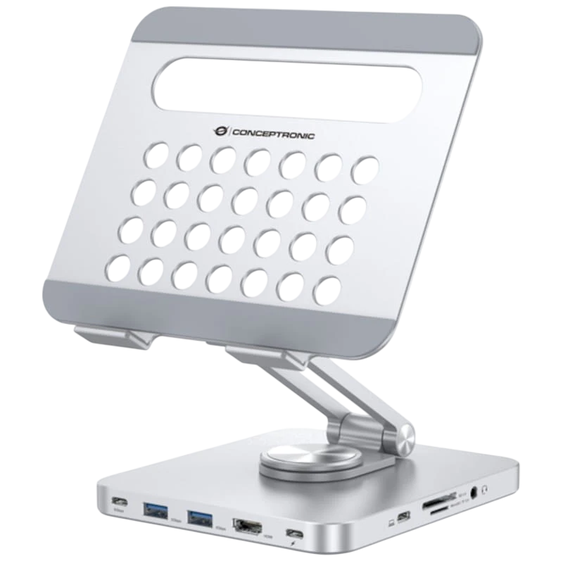 Conceptronic DONN26G Argent - Support pour tablette