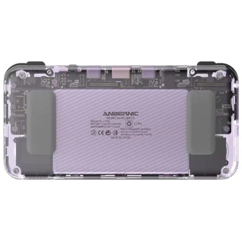 Consola portátil Anbernic RG35XX H 64GB Purpura Trasera
