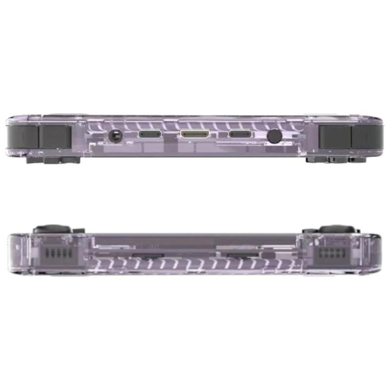 Consola portátil Anbernic RG35XX H 64GB Purpura Superior e inferior