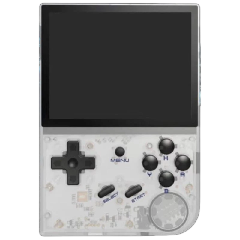 Consola Retro Portátil Anbernic RG35XX 2024 64GB Blanco Transparente