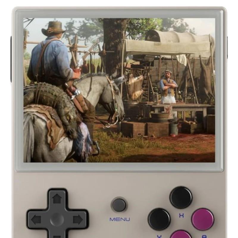 Consola Retro Portátil Anbernic RG35XX 2024 64GB Gris - Pantalla