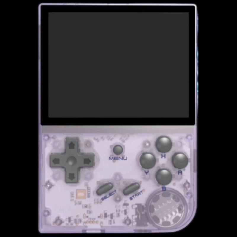 Consola Retro Portátil Anbernic RG35XX 2024 64GB Púrpura Transparente