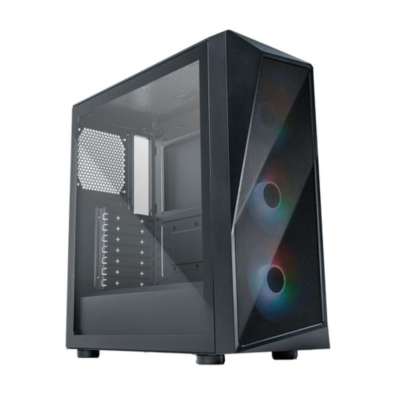 Midi Tower Cooler Master CMP 520 Negro con 3 ventiladores CF120 ARGB