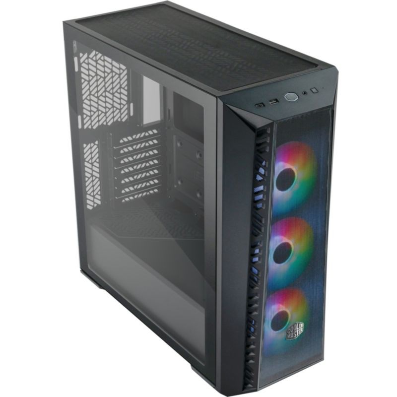 Midi Tower Cooler Master MasterBox 520 Mesh Negro con  Caja para HDD extraíble