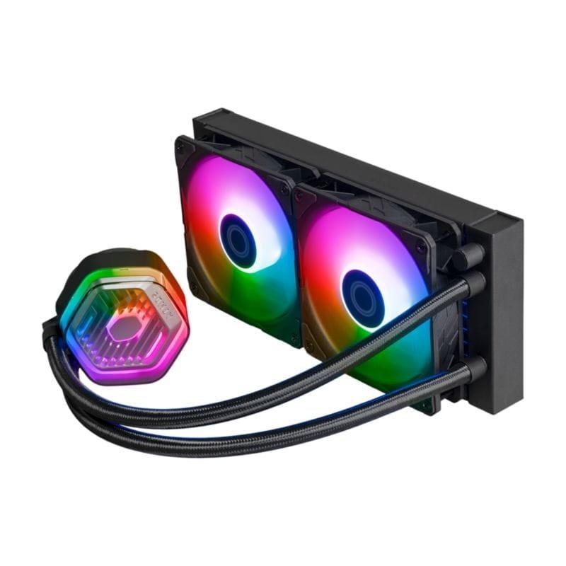 Refrigeración líquida Cooler Master MasterLiquid 240 ATMOS Negro con diseño de doble cámara