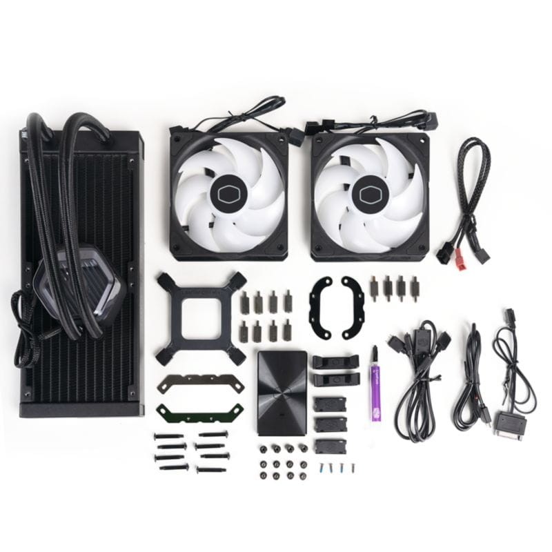 Accesorios de montaje de la Refrigeración líquida Cooler Master MasterLiquid 240 ATMOS Negro