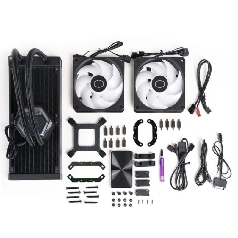 Accesorios de montaje de la Refrigeración líquida Cooler Master MasterLiquid 240 ATMOS Negro
