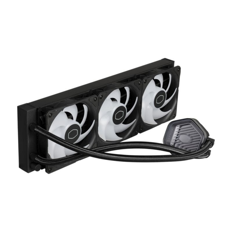 Système de Refroidissement Liquide Cooler Master MasterLiquid 360 ATMOS Noir avec Ventilateurs SickleFlow Edge de 120 mm