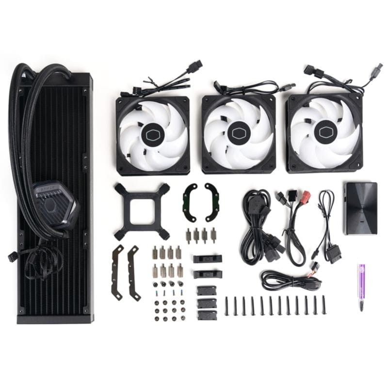 Accessoires de montage du Système de Refroidissement Liquide Cooler Master MasterLiquid 360 ATMOS Noir