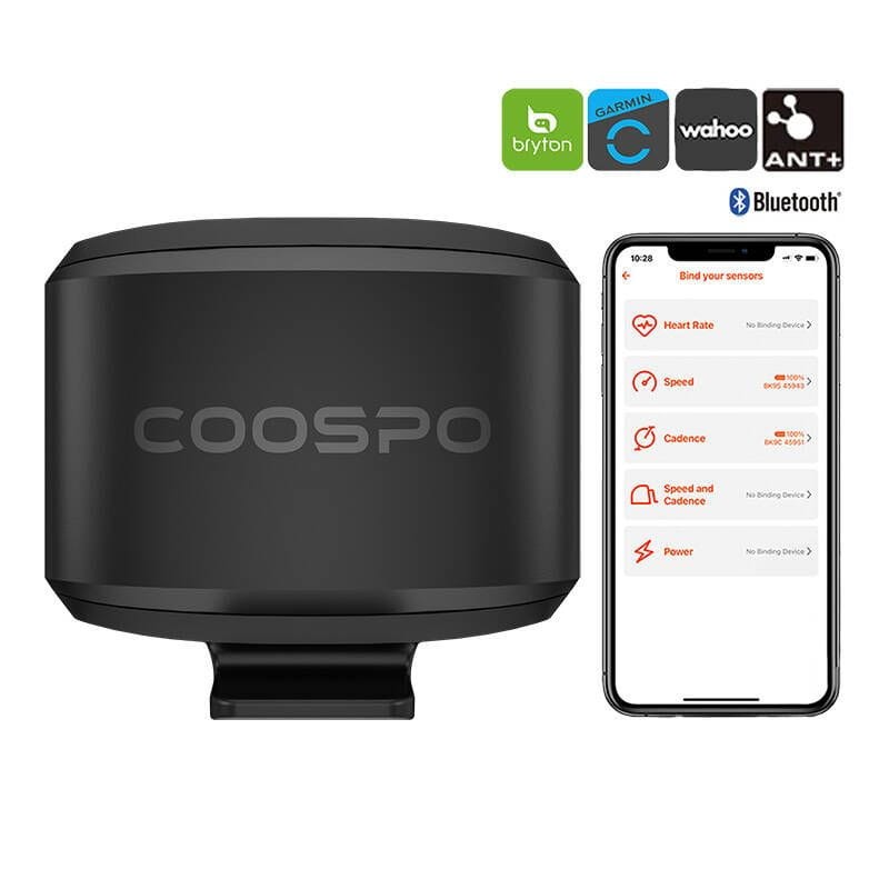 APP de Coospo BK9S Bluetooth/ANT+ Negro - Sensor de velocidad