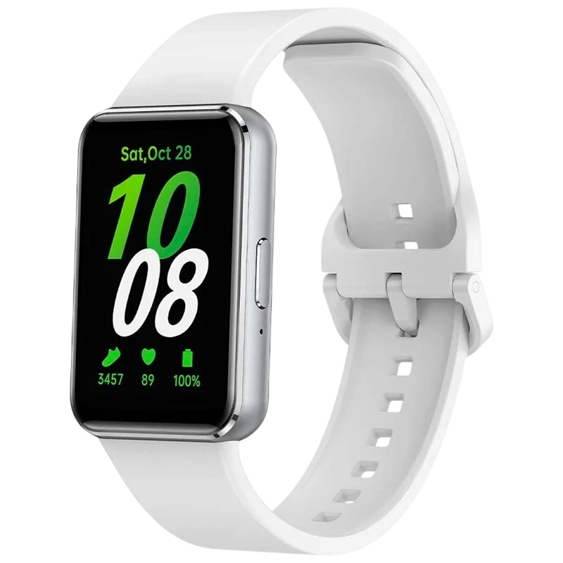 Correa de silicona blanca para Samsung Galaxy Fit 3
