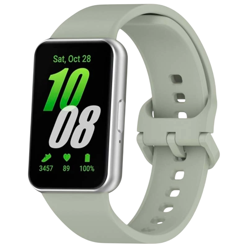 Correa de silicona gris para Samsung Galaxy Fit 3