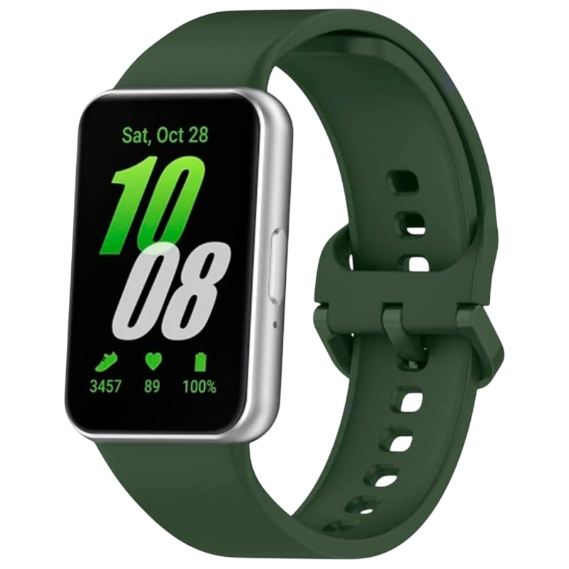 Correa de silicona verde oscuro para Samsung Galaxy Fit 3
