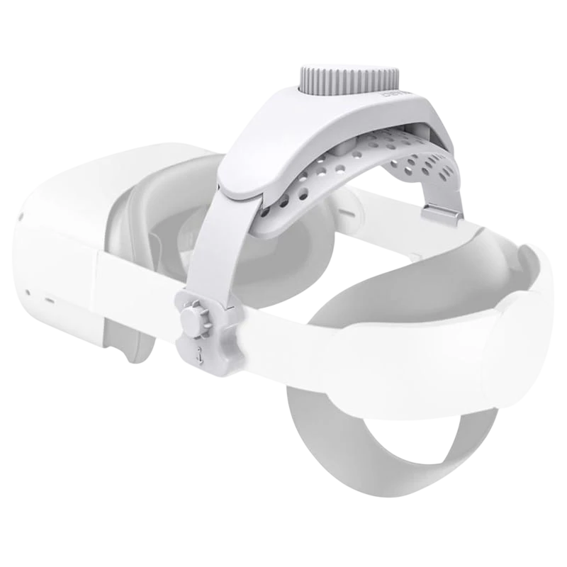 Courroie DEVASO Ajustable pour Meta Quest 3S, 3, 2, Pro, Pico 4, Pico 4 Pro Blanc - Accessoires pour casque VR