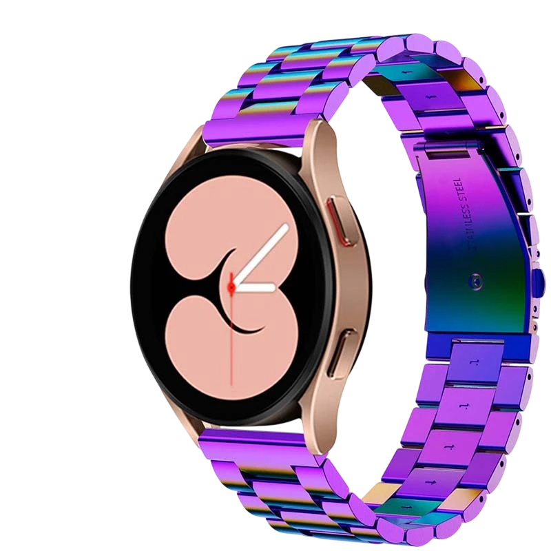 Correa metálica de eslabones multicolor para Samsung Galaxy Watch