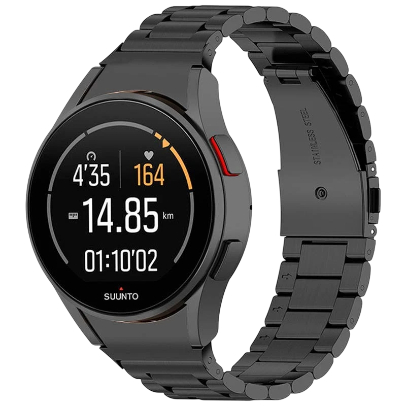 Correa metálica de eslabones negra para Samsung Galaxy Watch