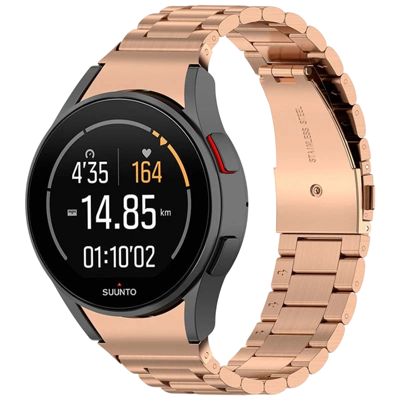 Correa metálica de eslabones rosa para Samsung Galaxy Watch