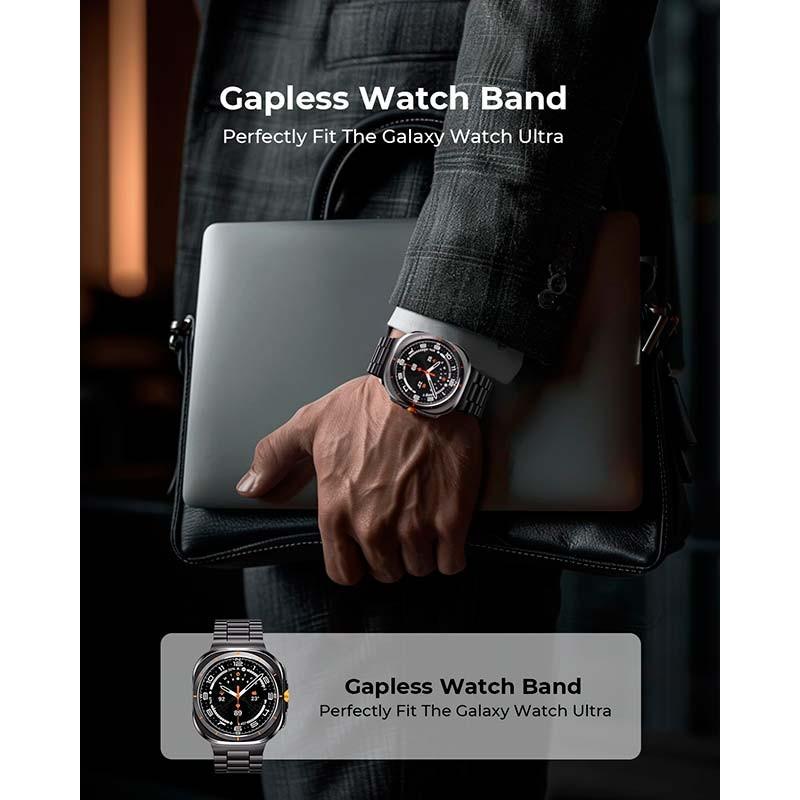 Correa Metal Eslabones Samsung Galaxy Watch Ultra Negro - ajuste perfecto