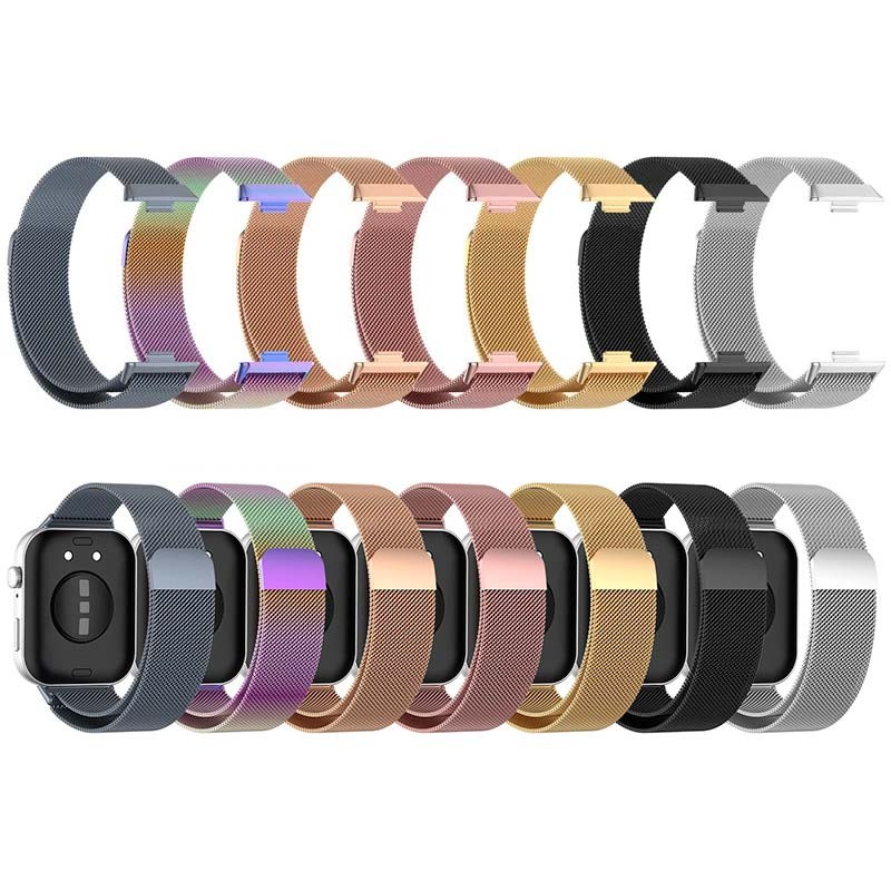 Pulseira milanesa magnética dourado rosa para Huawei Watch Fit 3 e outras cores disponíveis