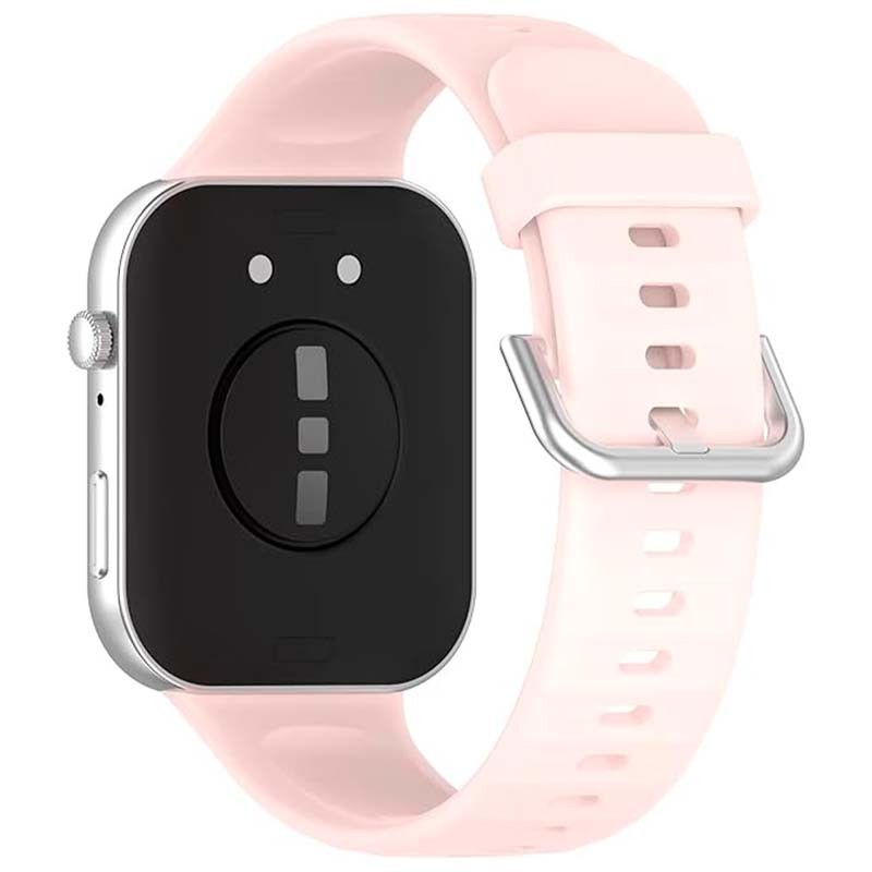 vue arrière du Bracelet en silicone rose pour Huawei Watch Fit 3