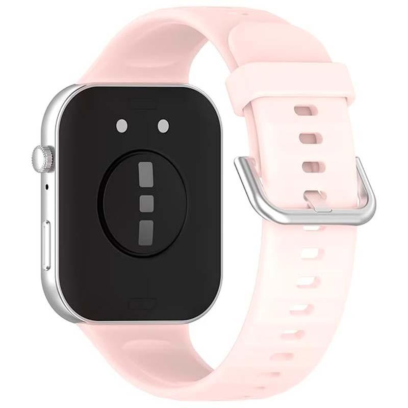 vue arrière du Bracelet en silicone rose pour Huawei Watch Fit 3