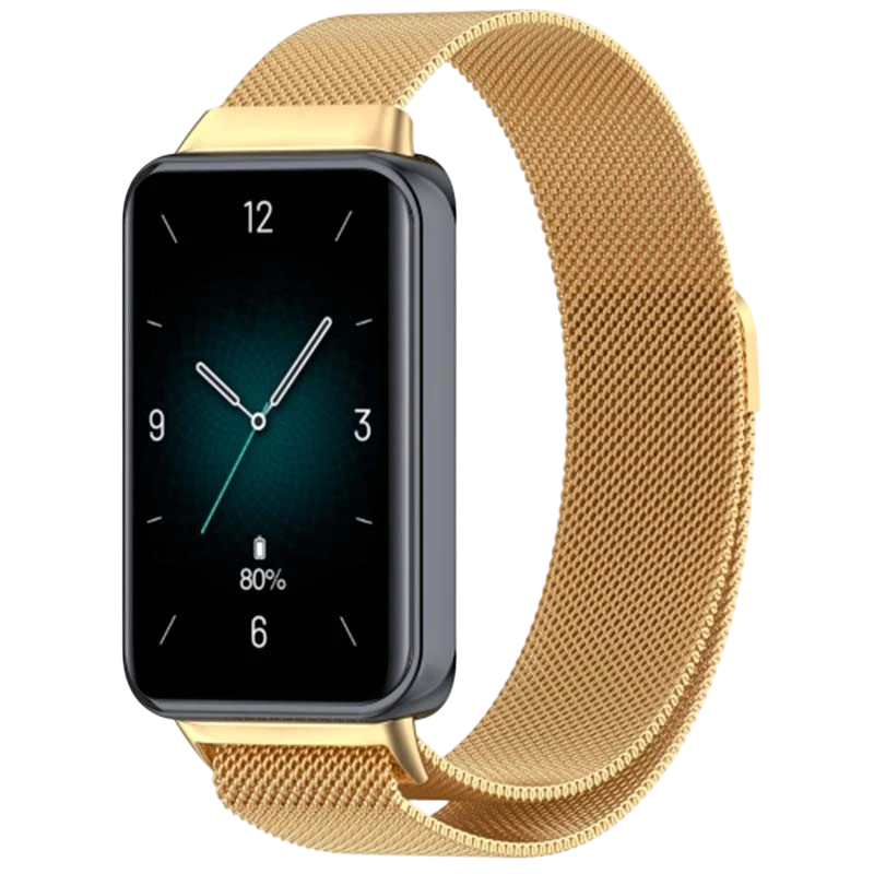 Correa milanesa magnética dorado para Huawei Band 9