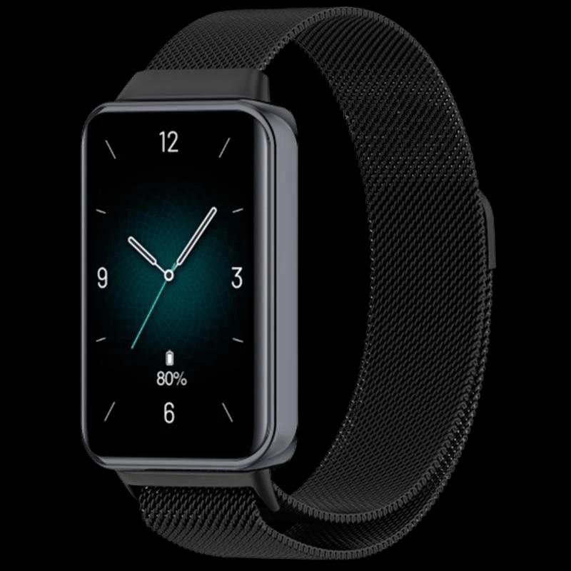 Bracelet milanais magnétique noire pour Huawei Band 9