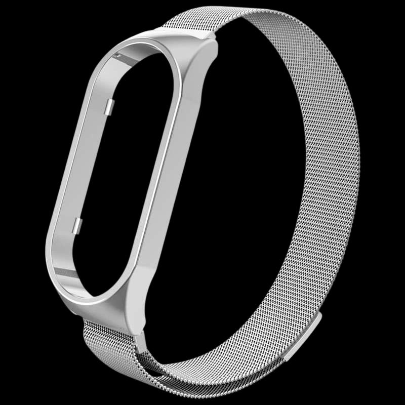 Bracelet Xiaomi Smart Band 7 Milanais Magnétique Argent