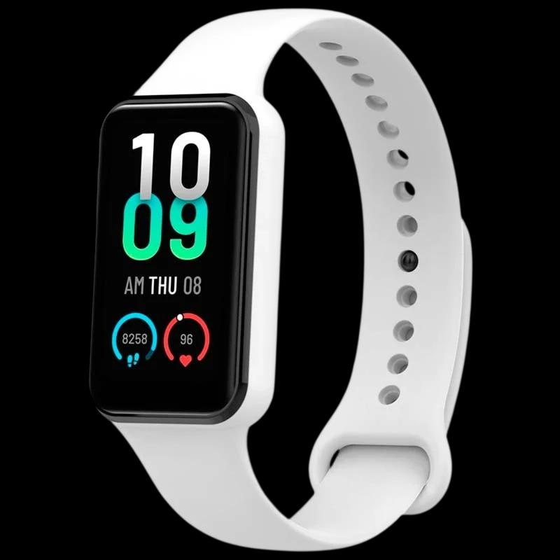 Bracelet en silicone blanche pour Amazfit Band 7