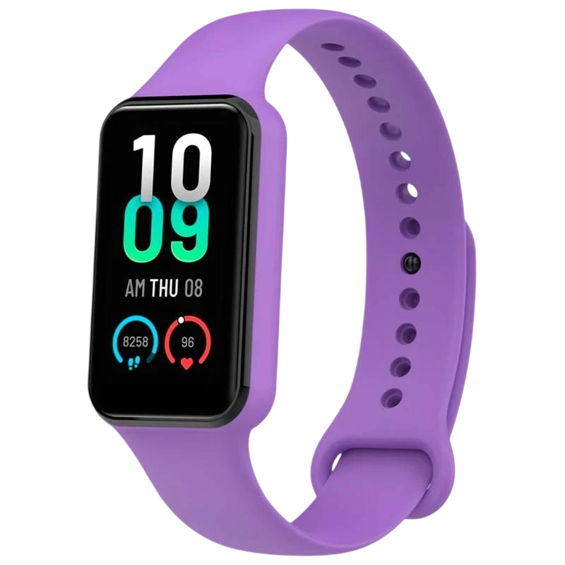 Bracelet en silicone pourpre pour Amazfit Band 7