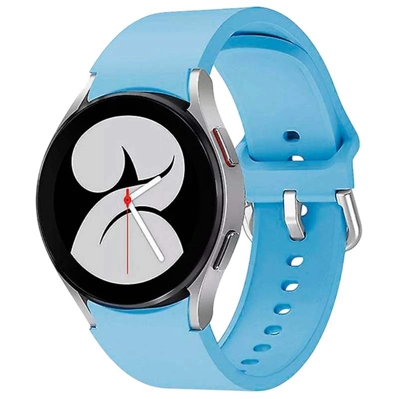 Correa de silicona azul claro para Samsung Galaxy Watch
