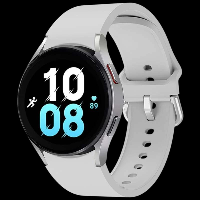 Correa de silicona gris para Samsung Galaxy Watch
