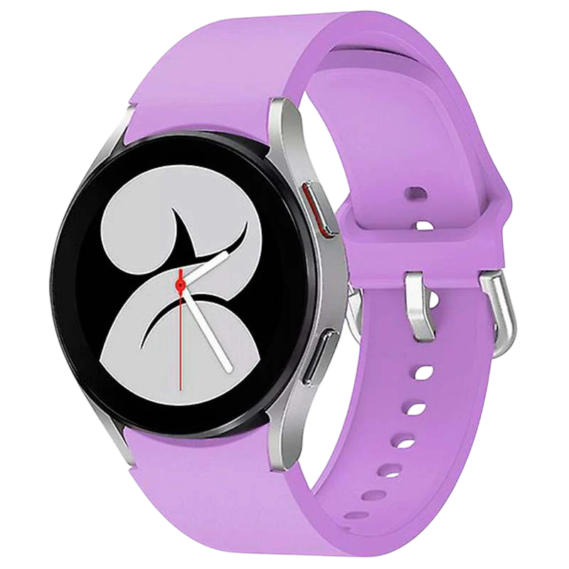 Correa de silicona morada para Samsung Galaxy Watch